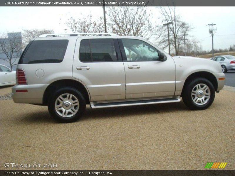Silver Birch Metallic / Midnight Grey 2004 Mercury Mountaineer Convenience AWD