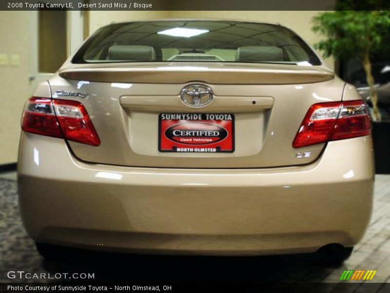 Desert Sand Mica / Bisque 2008 Toyota Camry LE