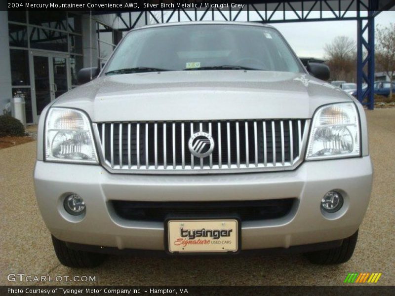 Silver Birch Metallic / Midnight Grey 2004 Mercury Mountaineer Convenience AWD