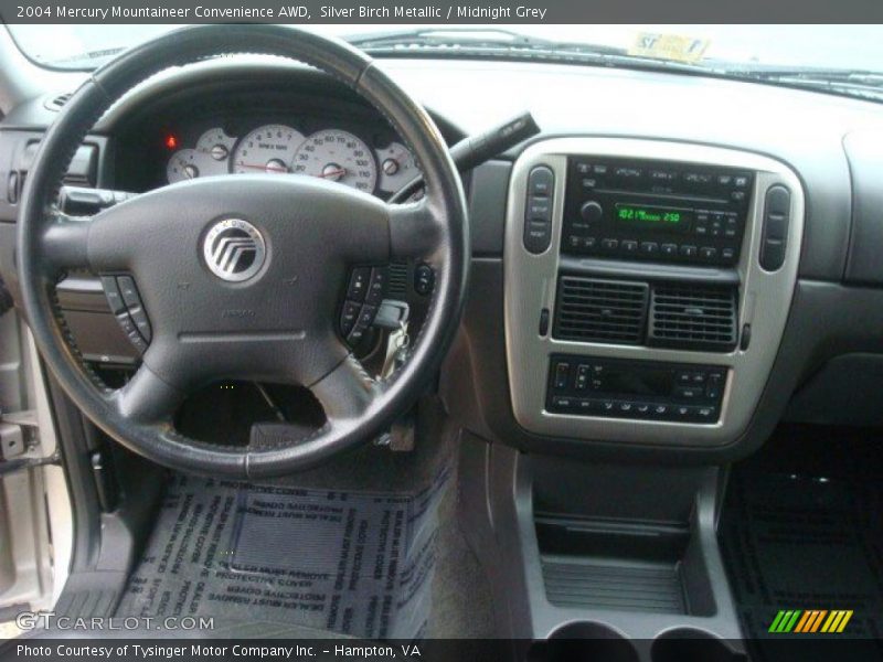 Silver Birch Metallic / Midnight Grey 2004 Mercury Mountaineer Convenience AWD