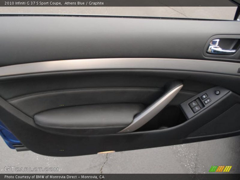 Athens Blue / Graphite 2010 Infiniti G 37 S Sport Coupe