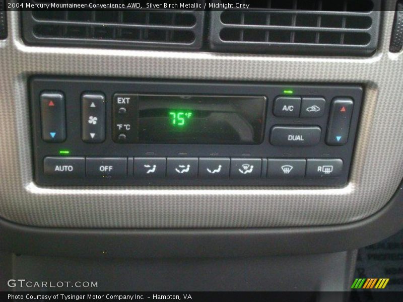 Silver Birch Metallic / Midnight Grey 2004 Mercury Mountaineer Convenience AWD