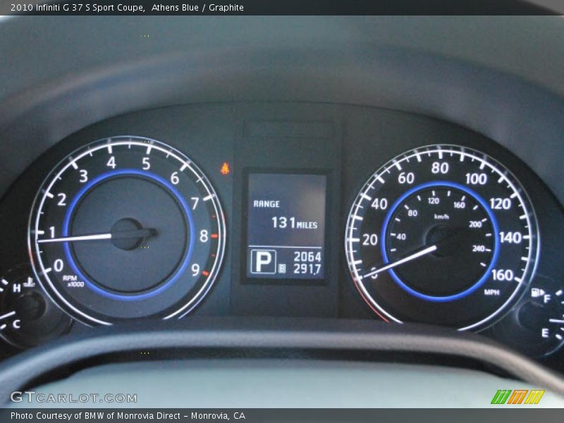  2010 G 37 S Sport Coupe 37 S Sport Coupe Gauges