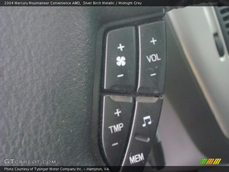 Silver Birch Metallic / Midnight Grey 2004 Mercury Mountaineer Convenience AWD