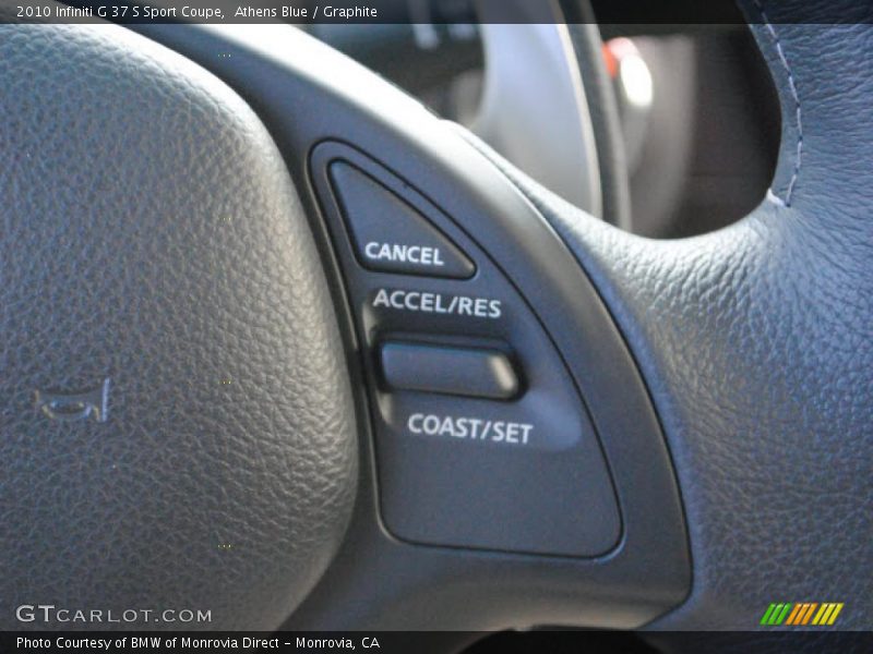 Controls of 2010 G 37 S Sport Coupe