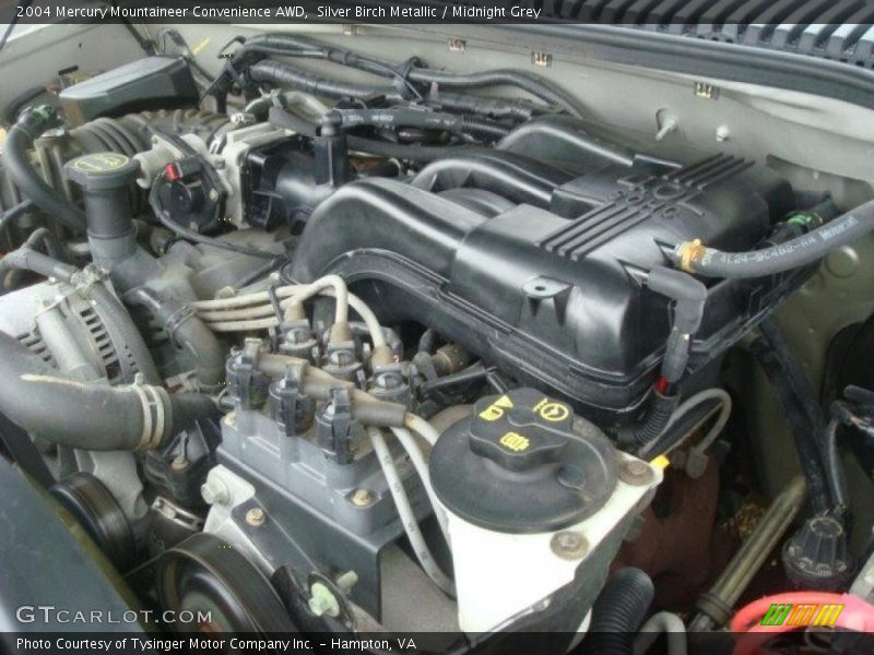 Silver Birch Metallic / Midnight Grey 2004 Mercury Mountaineer Convenience AWD