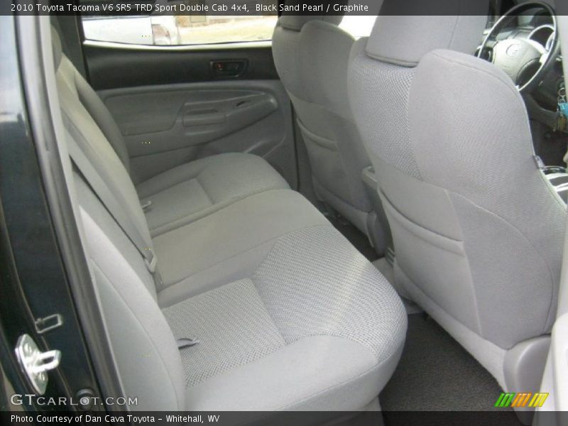 Black Sand Pearl / Graphite 2010 Toyota Tacoma V6 SR5 TRD Sport Double Cab 4x4