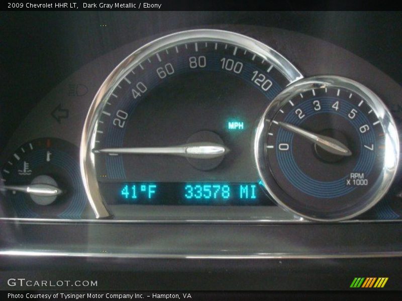 Dark Gray Metallic / Ebony 2009 Chevrolet HHR LT