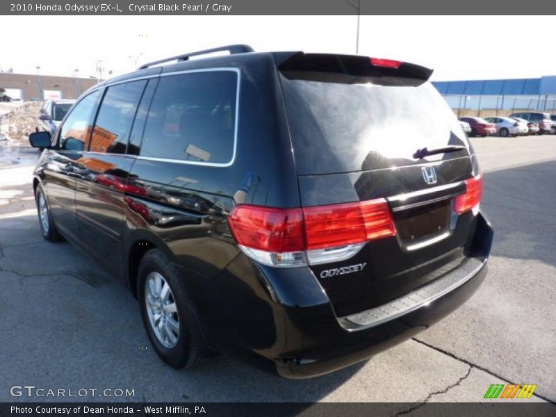 Crystal Black Pearl / Gray 2010 Honda Odyssey EX-L