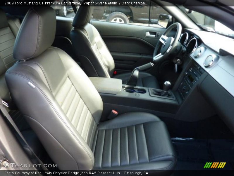  2009 Mustang GT Premium Convertible Dark Charcoal Interior