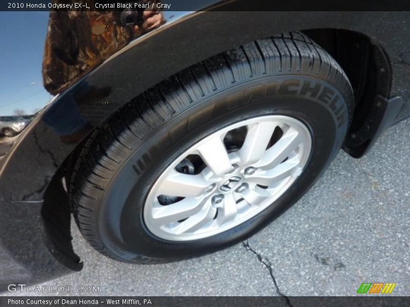 Crystal Black Pearl / Gray 2010 Honda Odyssey EX-L