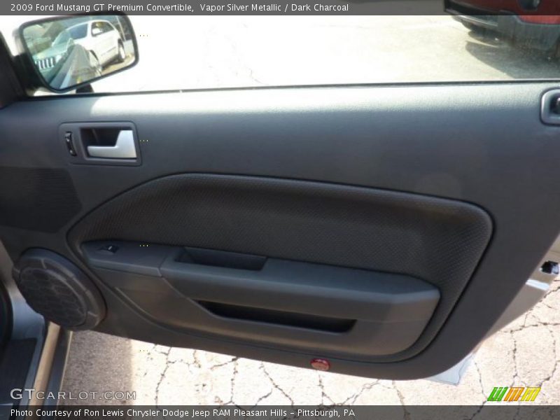 Vapor Silver Metallic / Dark Charcoal 2009 Ford Mustang GT Premium Convertible