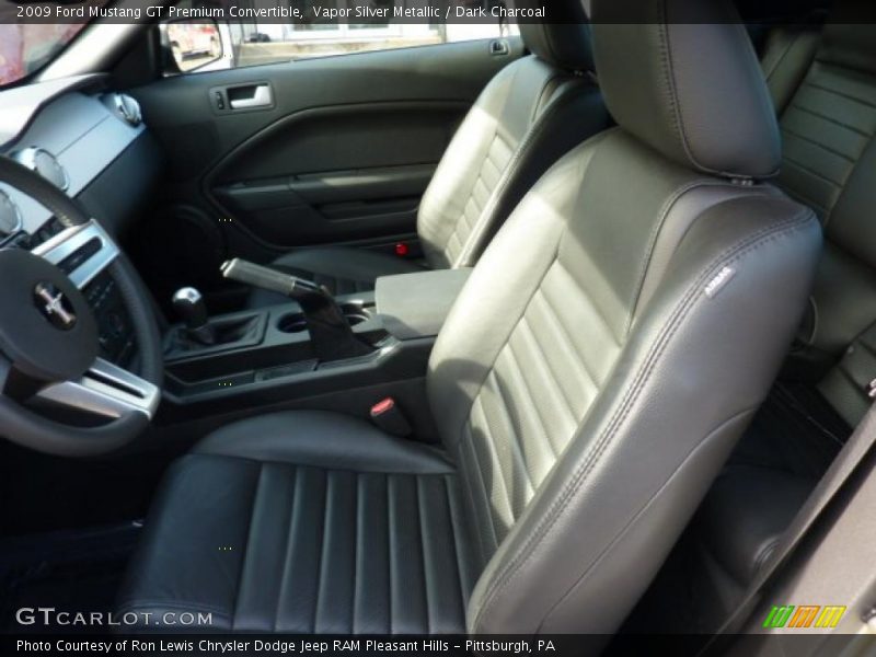 Vapor Silver Metallic / Dark Charcoal 2009 Ford Mustang GT Premium Convertible