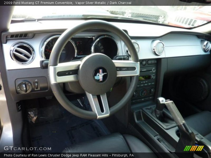 Dashboard of 2009 Mustang GT Premium Convertible
