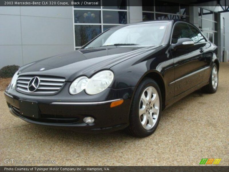 Black / Charcoal 2003 Mercedes-Benz CLK 320 Coupe