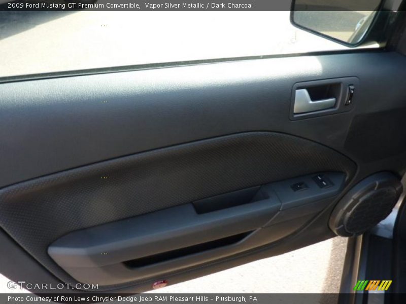 Vapor Silver Metallic / Dark Charcoal 2009 Ford Mustang GT Premium Convertible