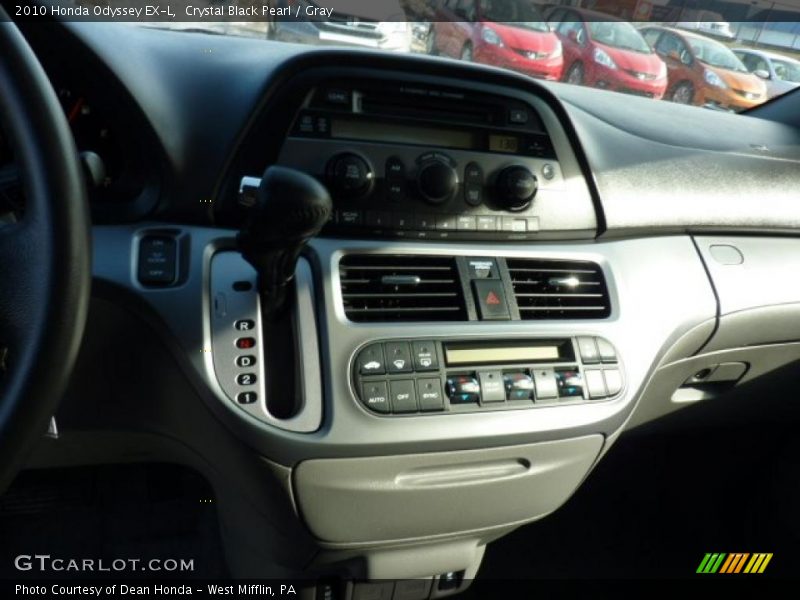 Crystal Black Pearl / Gray 2010 Honda Odyssey EX-L