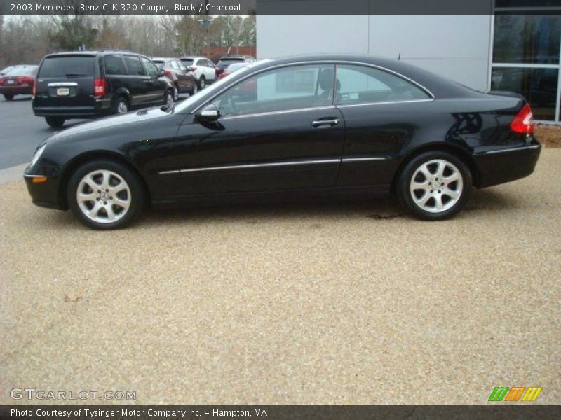 Black / Charcoal 2003 Mercedes-Benz CLK 320 Coupe