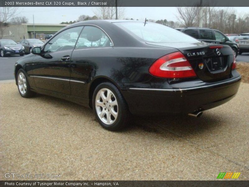 Black / Charcoal 2003 Mercedes-Benz CLK 320 Coupe