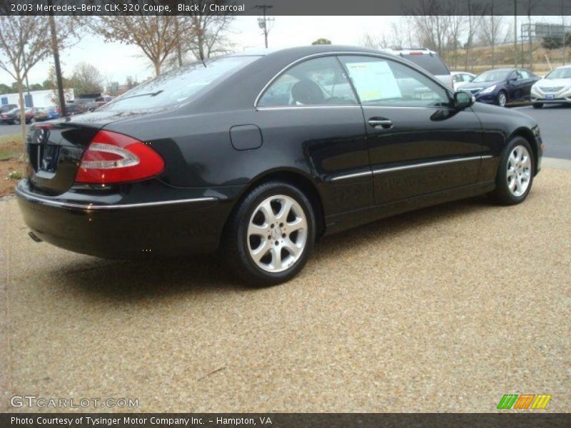 Black / Charcoal 2003 Mercedes-Benz CLK 320 Coupe