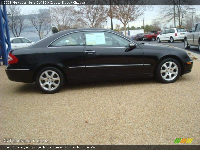 Black / Charcoal 2003 Mercedes-Benz CLK 320 Coupe