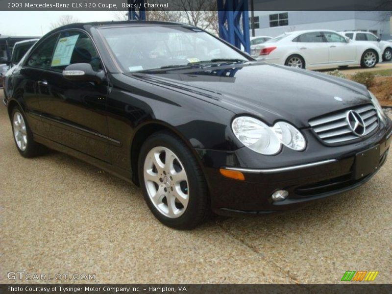 Black / Charcoal 2003 Mercedes-Benz CLK 320 Coupe