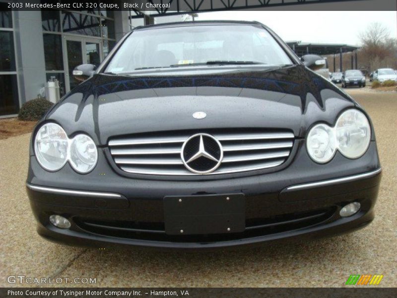 Black / Charcoal 2003 Mercedes-Benz CLK 320 Coupe