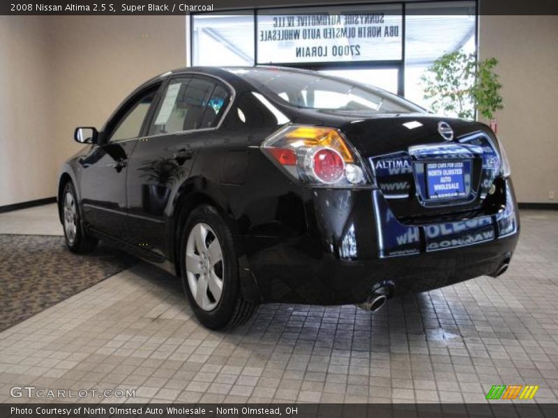 Super Black / Charcoal 2008 Nissan Altima 2.5 S