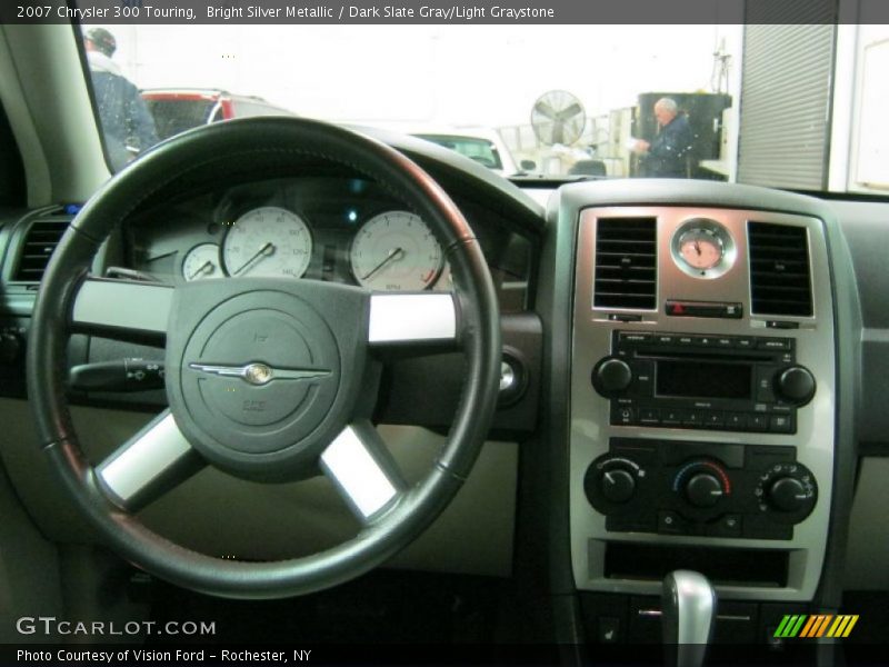 Bright Silver Metallic / Dark Slate Gray/Light Graystone 2007 Chrysler 300 Touring