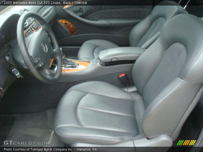  2003 CLK 320 Coupe Charcoal Interior