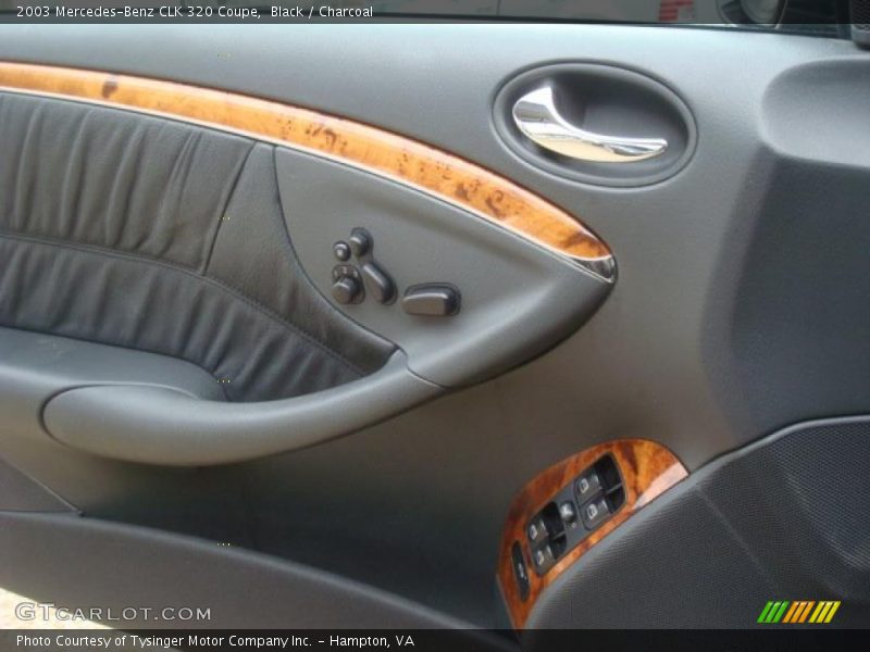 Black / Charcoal 2003 Mercedes-Benz CLK 320 Coupe