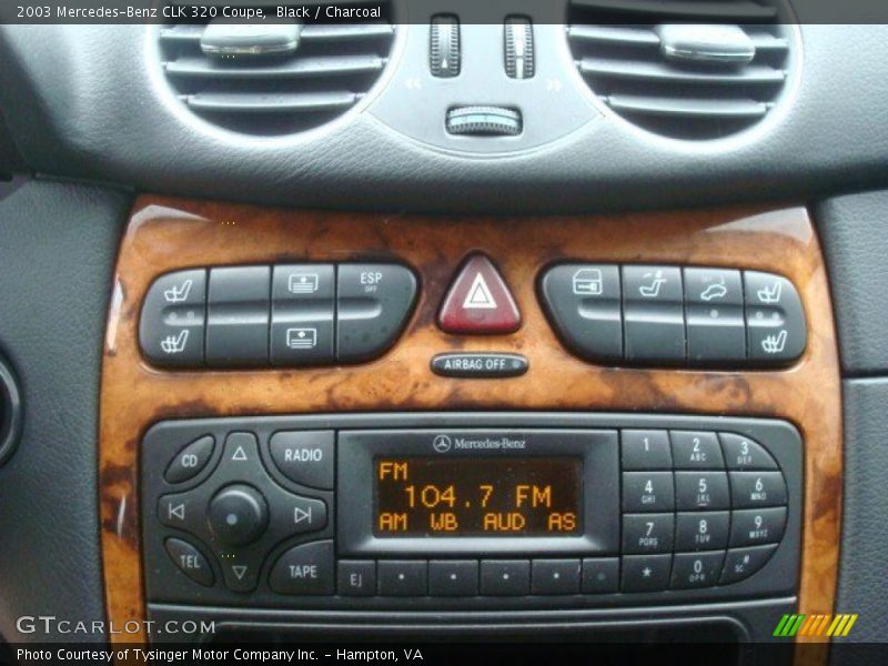 Controls of 2003 CLK 320 Coupe