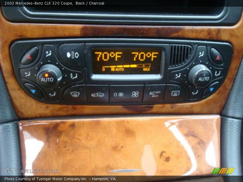 Black / Charcoal 2003 Mercedes-Benz CLK 320 Coupe