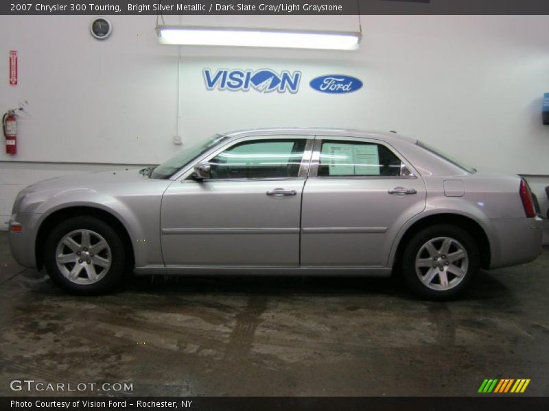Bright Silver Metallic / Dark Slate Gray/Light Graystone 2007 Chrysler 300 Touring