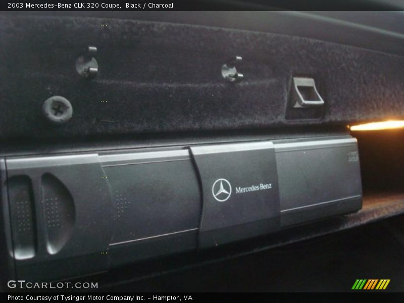 Black / Charcoal 2003 Mercedes-Benz CLK 320 Coupe
