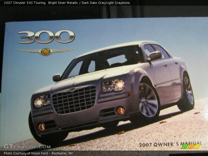 Bright Silver Metallic / Dark Slate Gray/Light Graystone 2007 Chrysler 300 Touring