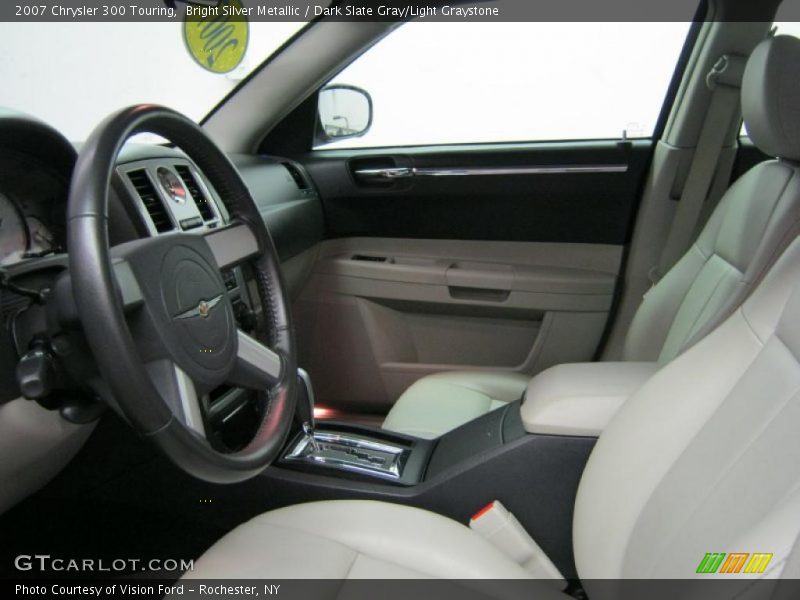 Bright Silver Metallic / Dark Slate Gray/Light Graystone 2007 Chrysler 300 Touring