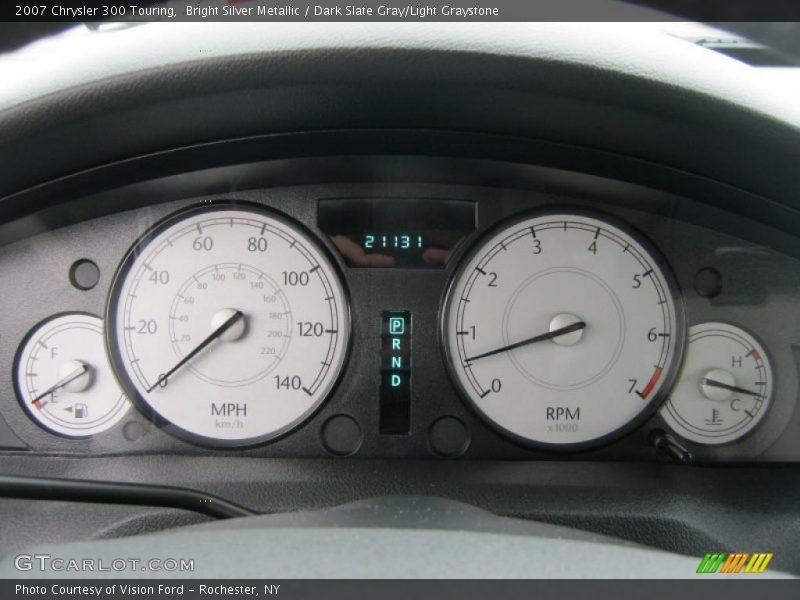 Bright Silver Metallic / Dark Slate Gray/Light Graystone 2007 Chrysler 300 Touring