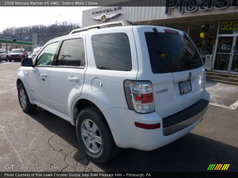 Oxford White / Stone 2008 Mercury Mariner V6 4WD