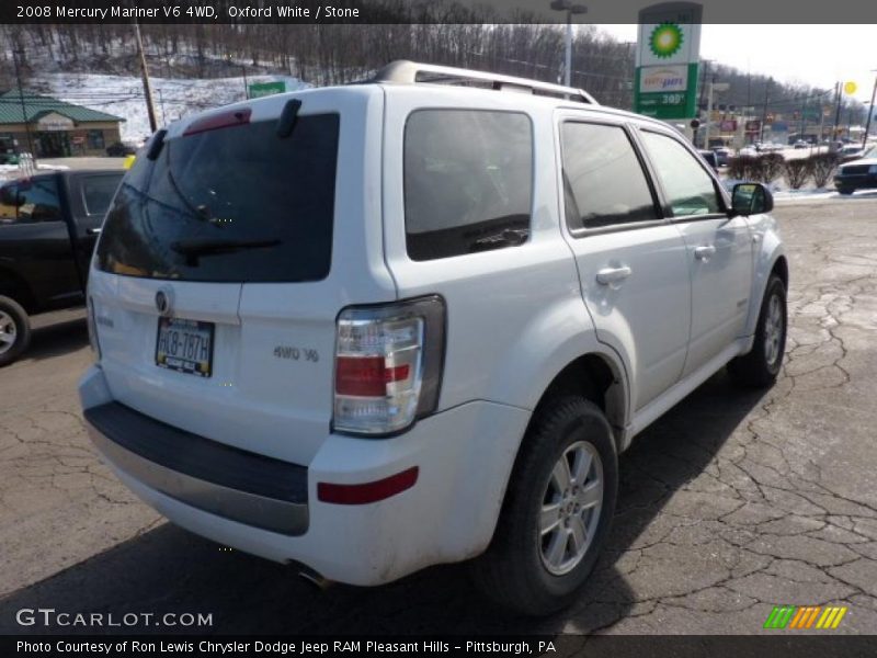 Oxford White / Stone 2008 Mercury Mariner V6 4WD