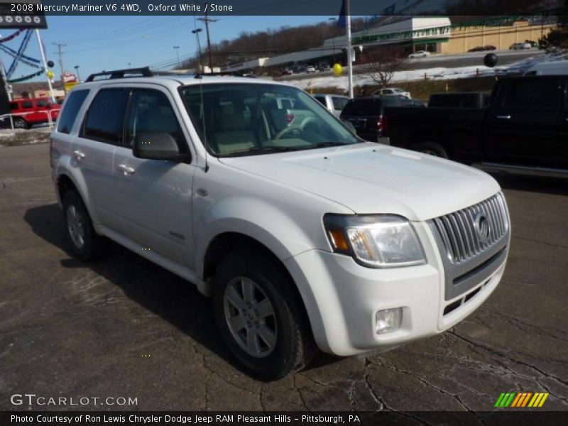 Oxford White / Stone 2008 Mercury Mariner V6 4WD