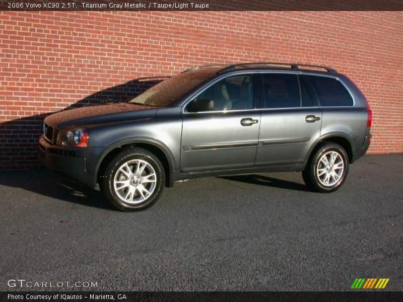 Titanium Gray Metallic / Taupe/Light Taupe 2006 Volvo XC90 2.5T