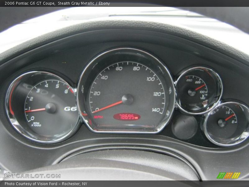 Stealth Gray Metallic / Ebony 2006 Pontiac G6 GT Coupe