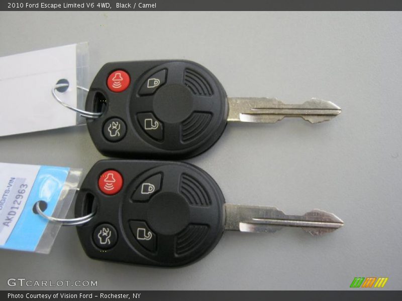 Black / Camel 2010 Ford Escape Limited V6 4WD