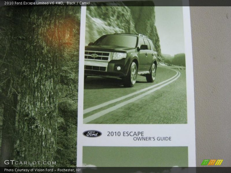 Black / Camel 2010 Ford Escape Limited V6 4WD