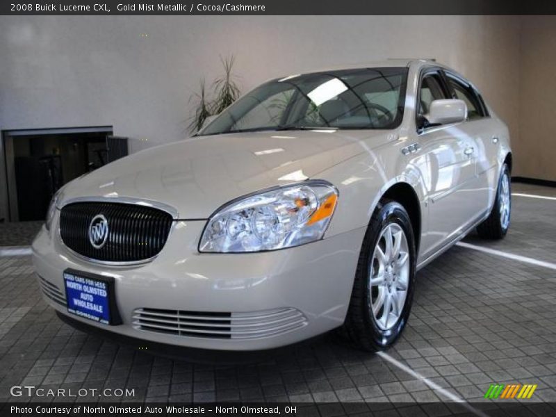 Gold Mist Metallic / Cocoa/Cashmere 2008 Buick Lucerne CXL