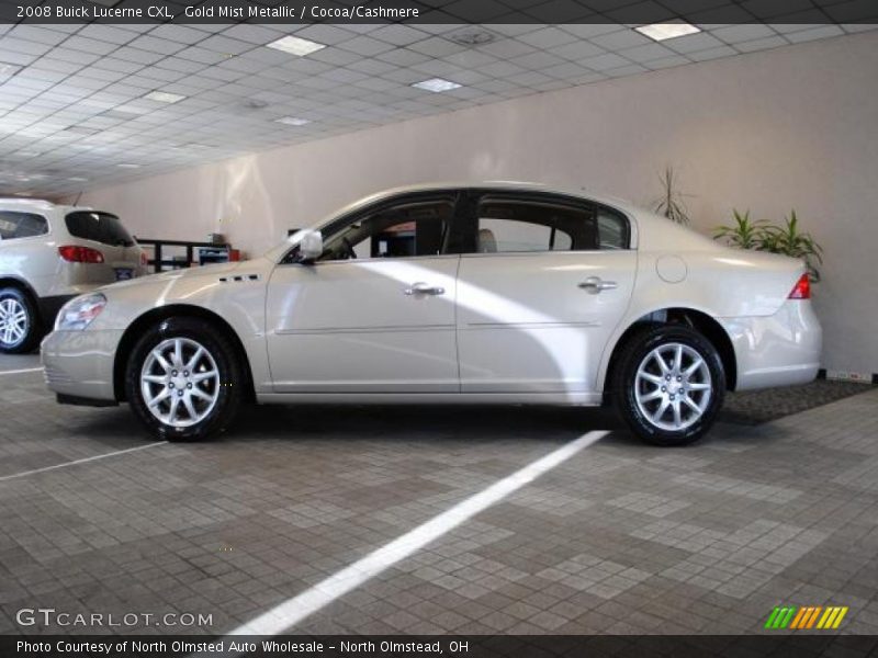 Gold Mist Metallic / Cocoa/Cashmere 2008 Buick Lucerne CXL