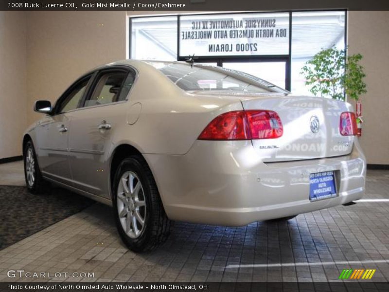 Gold Mist Metallic / Cocoa/Cashmere 2008 Buick Lucerne CXL