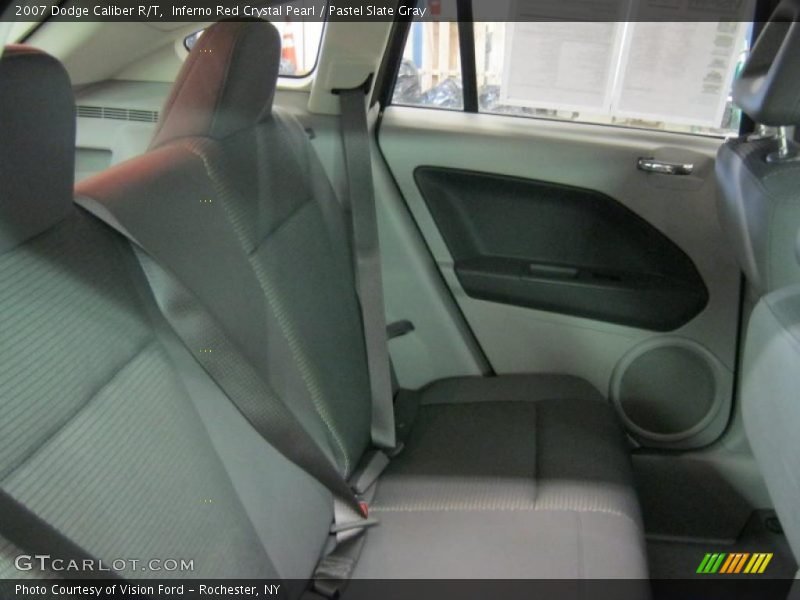 Inferno Red Crystal Pearl / Pastel Slate Gray 2007 Dodge Caliber R/T