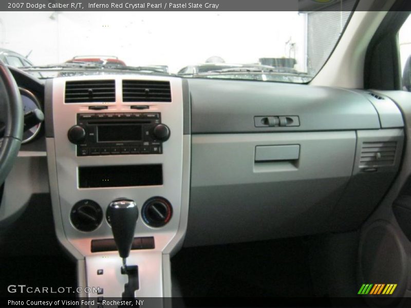 Inferno Red Crystal Pearl / Pastel Slate Gray 2007 Dodge Caliber R/T